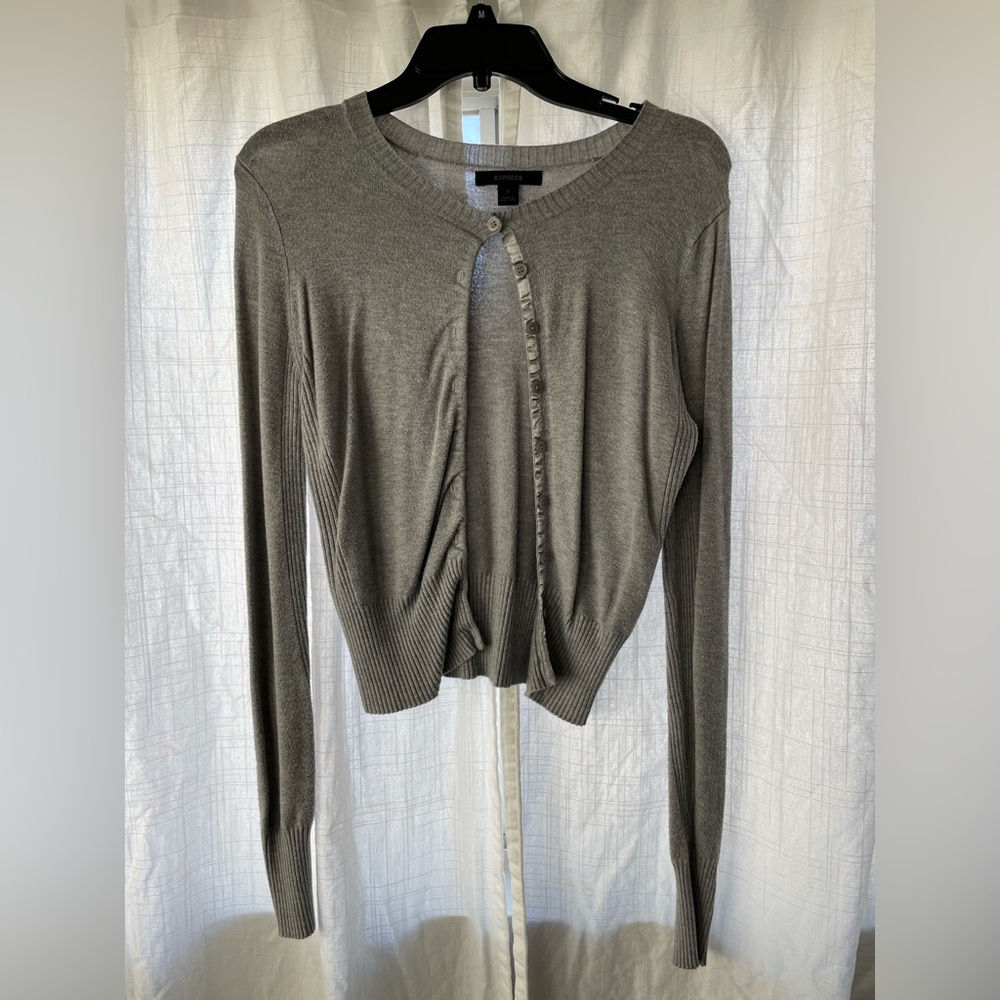 Grey Express Cardigan